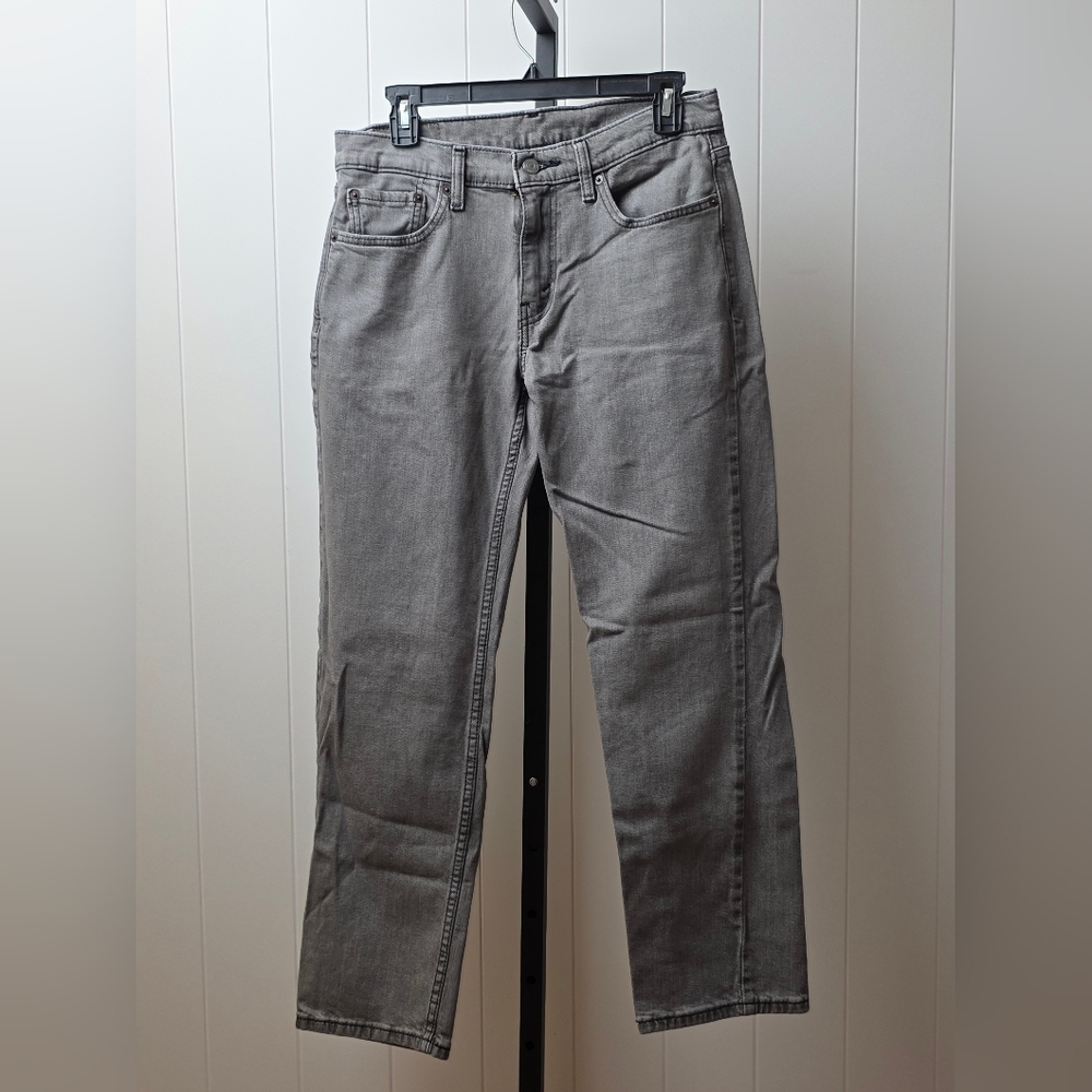 Levi’s 514 Men’s Straight Fit Jeans Gray Wash 30x30
